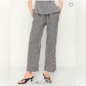 Old Navy Black and White Gingham Pants